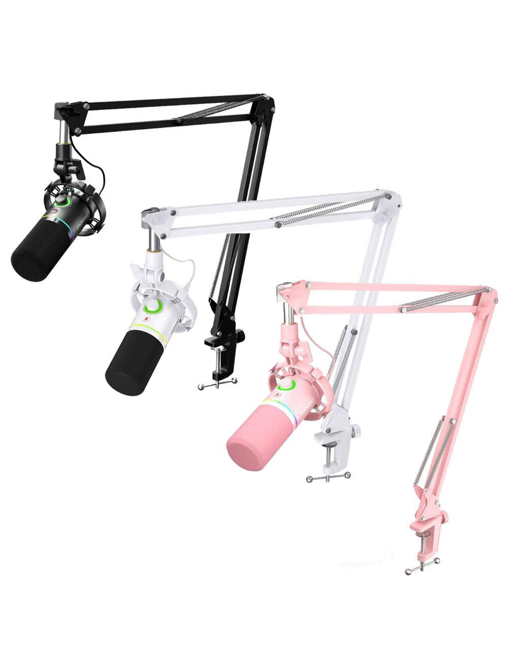 Micro PD200X Podcast chế độ kép USB/XLR đèn RGB và phần mềm điều chỉnh cho PC/ điện thoại/ Livestream